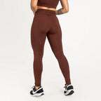 🔥 Legging SculptFit  Marrom – Poliamida Modeladora Zero Transparência