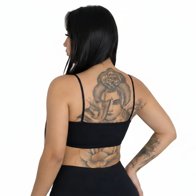 Top Fitness Premium Duplo | Poliamida Compressão PROTEÇÃO UV