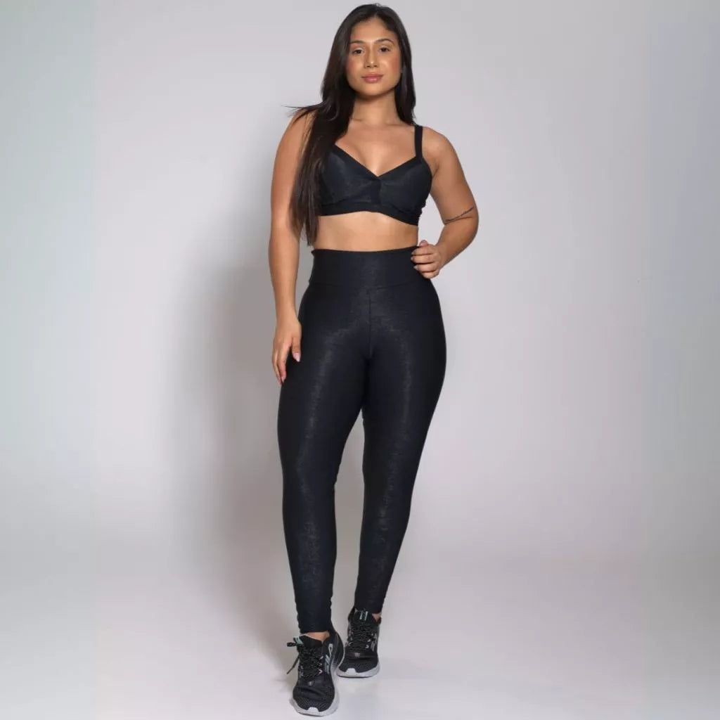 Conjunto SculptFit Fitness – Top + Legging Modeladora