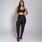 Conjunto SculptFit Fitness – Top + Legging Modeladora