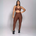 Conjunto SculptFit Fitness – Top + Legging Modeladora