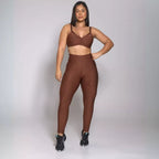 Conjunto SculptFit Fitness – Top + Legging Modeladora