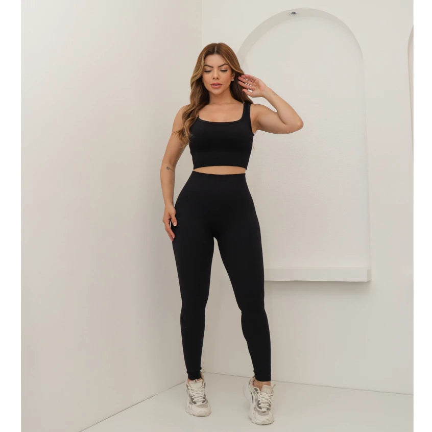 Legging Canelada Modeladora – Premium Zero Transparência