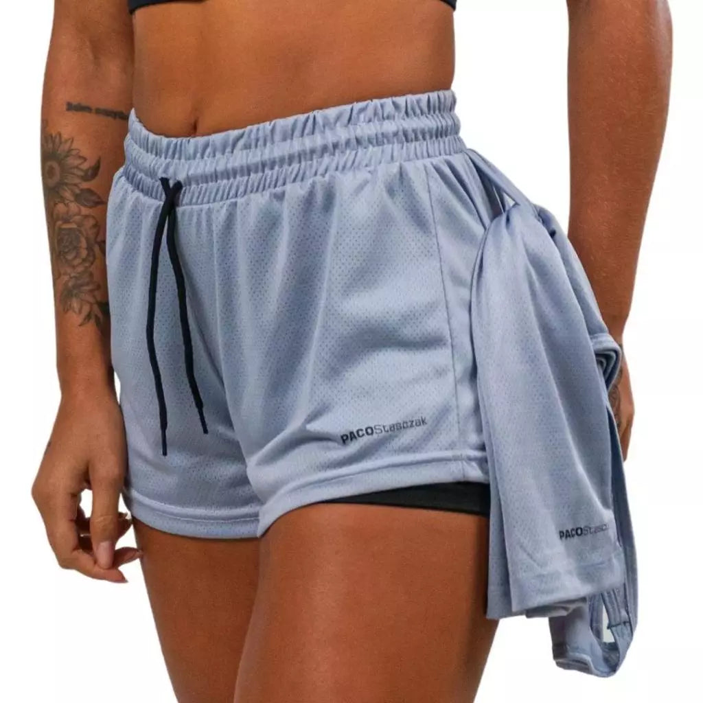 Shorts Elite Motion 2 em 1 Feminino | Compressão Interna, Bolso Oculto e Performance Premium