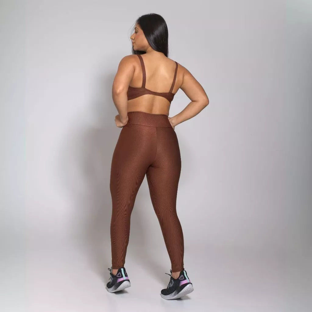 Conjunto SculptFit Fitness – Top + Legging Modeladora